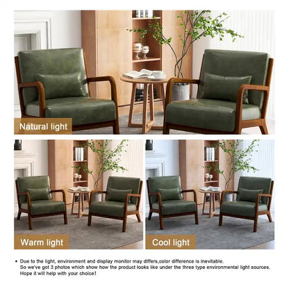 Poltrone imbottite con cuscini, set da 2