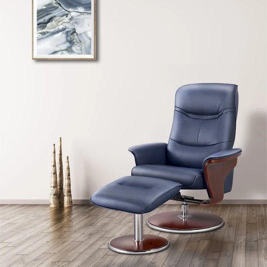Milano Recliner Chair With Ottoman Artiva USA