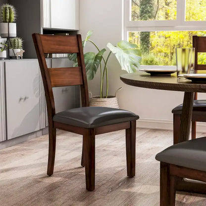 Sedie da pranzo in legno marrone Paur Farmhouse (set da 2) di Furniture of America