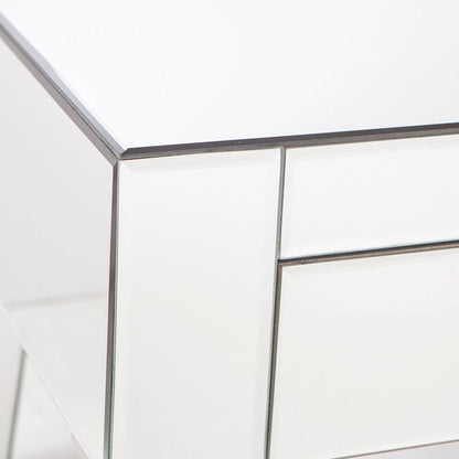 Tavolino da caffè rettangolare a specchio contemporaneo Olivia di SEI Furniture