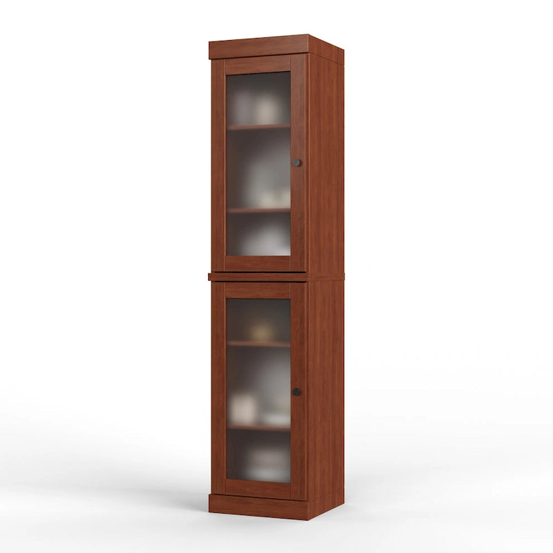 Mobile dispensa da cucina in legno massello al 100% da 16,5 pollici con ante di Palace Imports