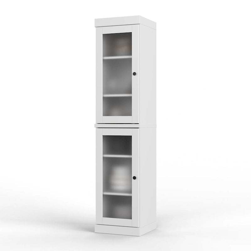 Mobile dispensa da cucina in legno massello al 100% da 16,5 pollici con ante di Palace Imports