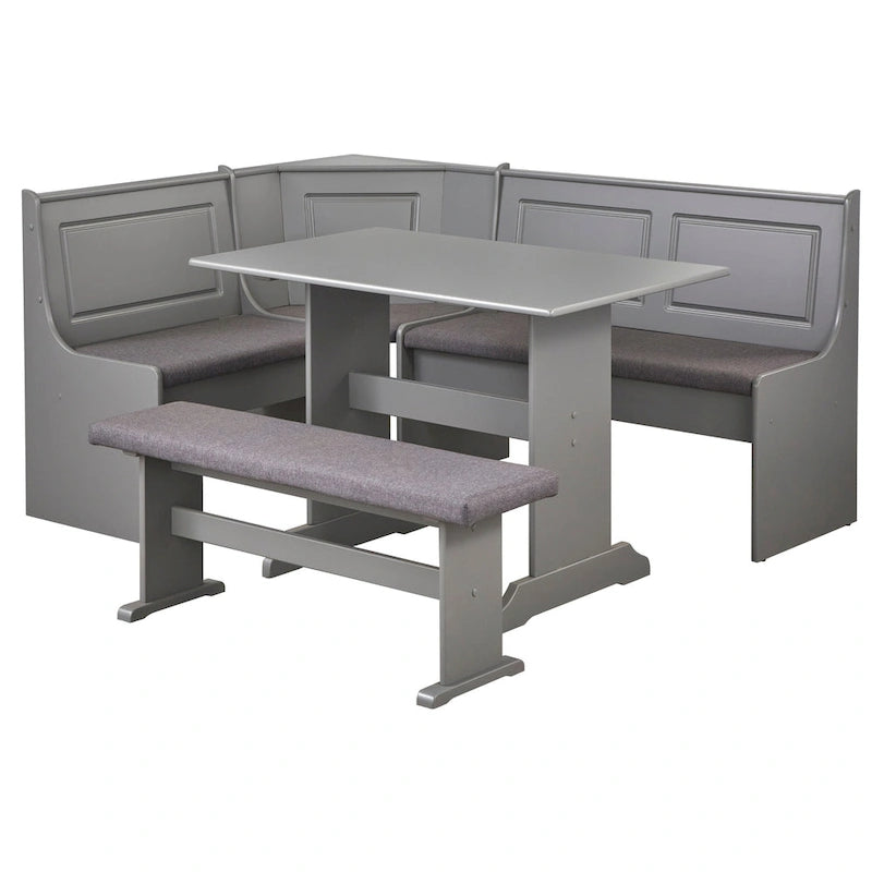 Set da pranzo angolare imbottito Simple Living Polly da 3 pezzi