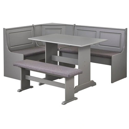 Set da pranzo angolare imbottito Simple Living Polly da 3 pezzi