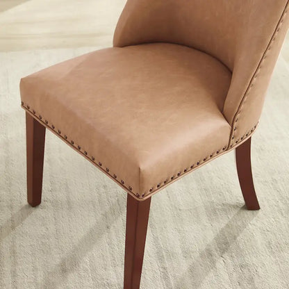 Sedie da pranzo in similpelle Allard (set da 2)