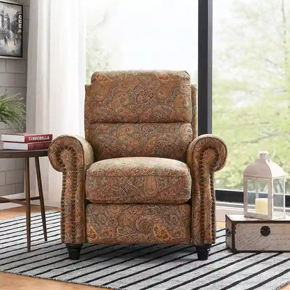 Poltrona reclinabile con schienale reclinabile Copper Grove Jessie ProLounger Paisley