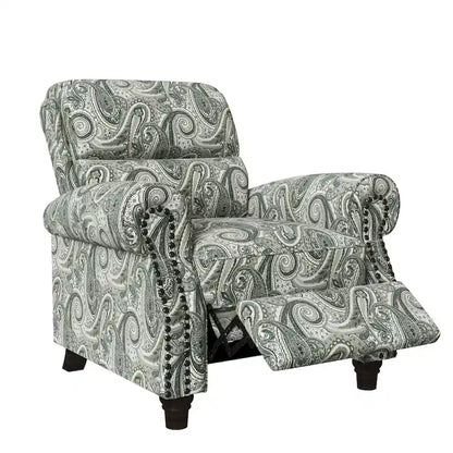 Poltrona reclinabile con schienale reclinabile Copper Grove Jessie ProLounger Paisley