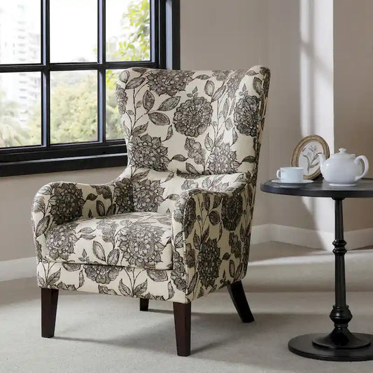 Madison Park Leda Swoop Wing Chair