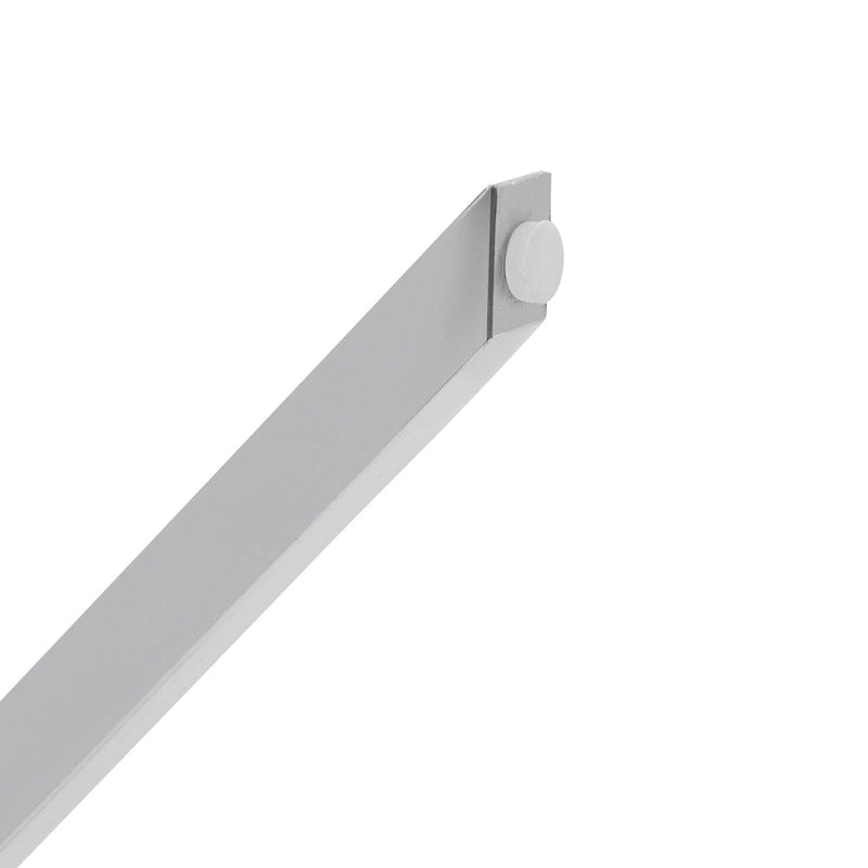 Panca da pranzo imbottita in similpelle trapuntata, lunghezza 46,5 cm, con gambe a X in metallo