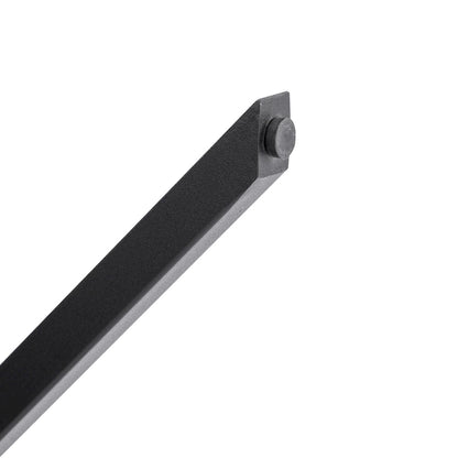 Panca da pranzo imbottita in similpelle trapuntata, lunghezza 46,5 cm, con gambe a X in metallo