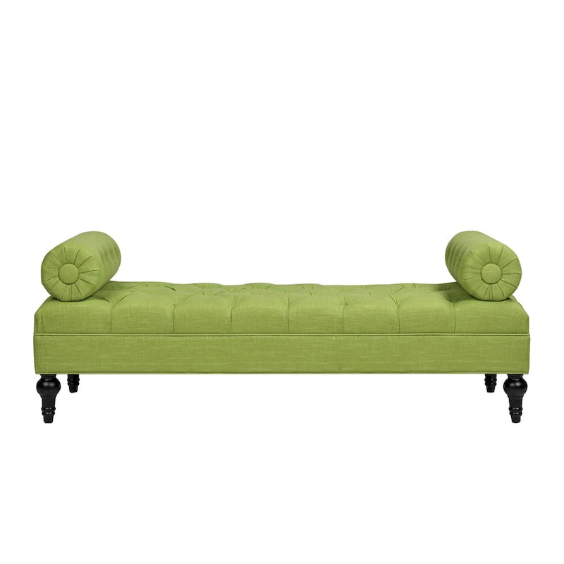 Panca da ingresso con braccioli Lewis Bolster