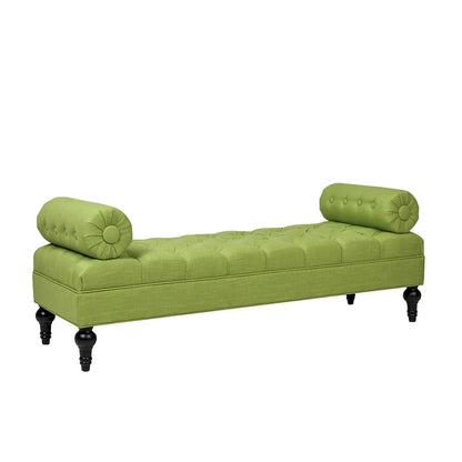 Panca da ingresso con braccioli Lewis Bolster