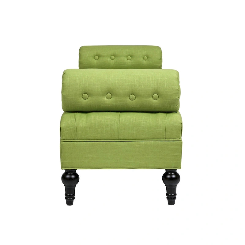 Panca da ingresso con braccioli Lewis Bolster