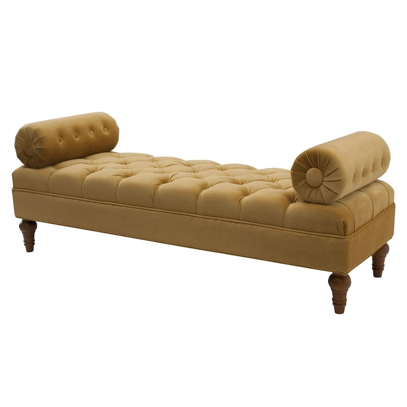 Panca da ingresso con braccioli Lewis Bolster