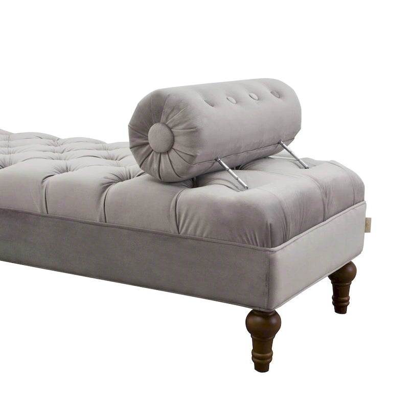 Panca da ingresso con braccioli Lewis Bolster