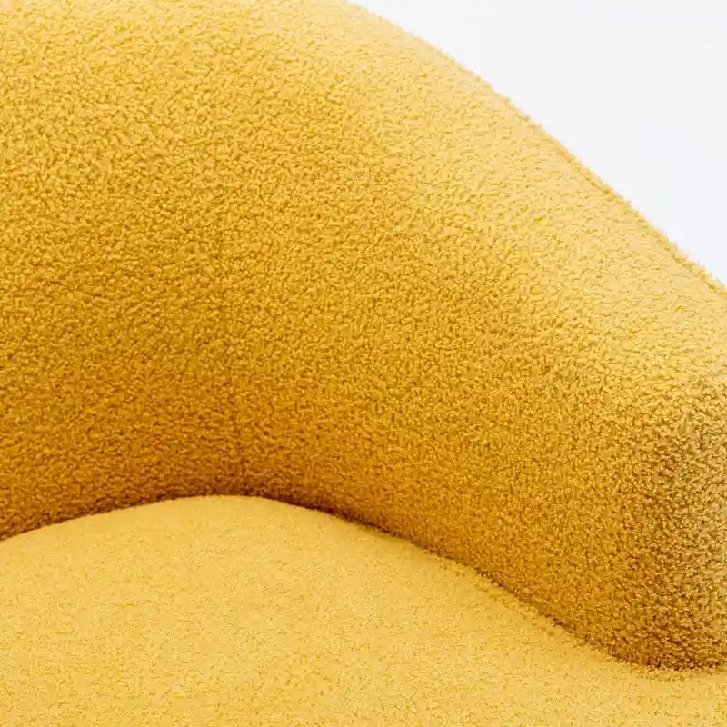 SEYNAR Set di 2 poltrone da club girevoli a 360 gradi con rivestimento in bouclé moderno