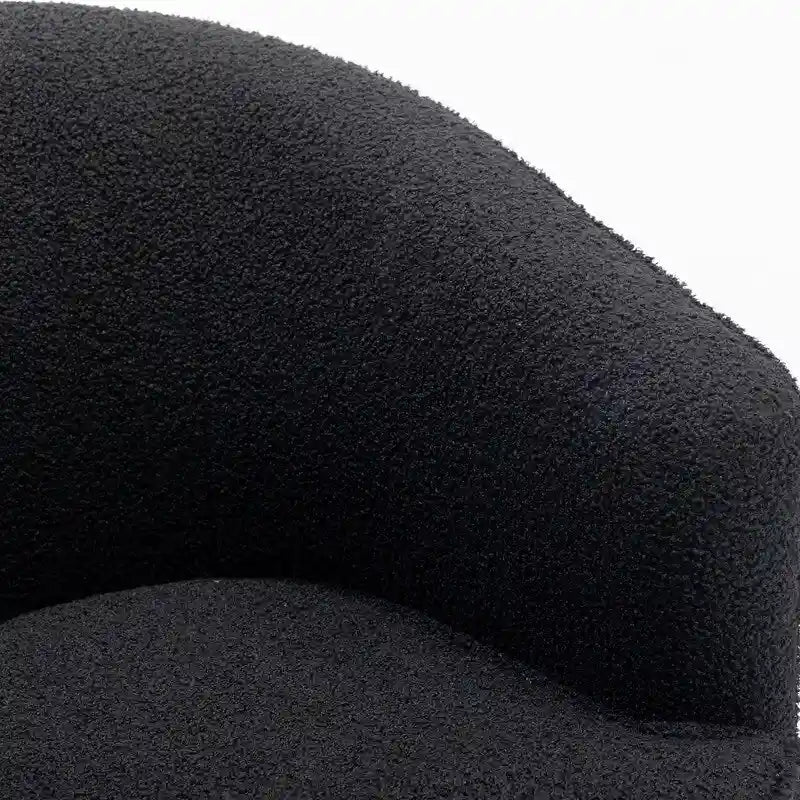 SEYNAR Set di 2 poltrone da club girevoli a 360 gradi con rivestimento in bouclé moderno