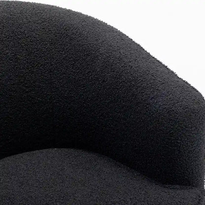 SEYNAR Set di 2 poltrone da club girevoli a 360 gradi con rivestimento in bouclé moderno