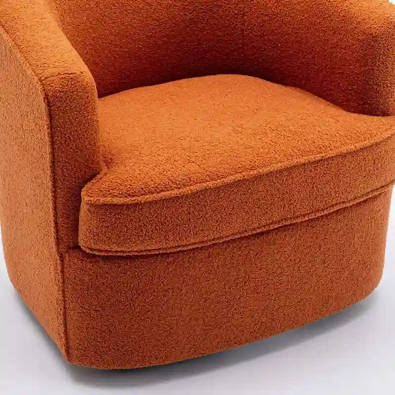 SEYNAR Set di 2 poltrone da club girevoli a 360 gradi con rivestimento in bouclé moderno