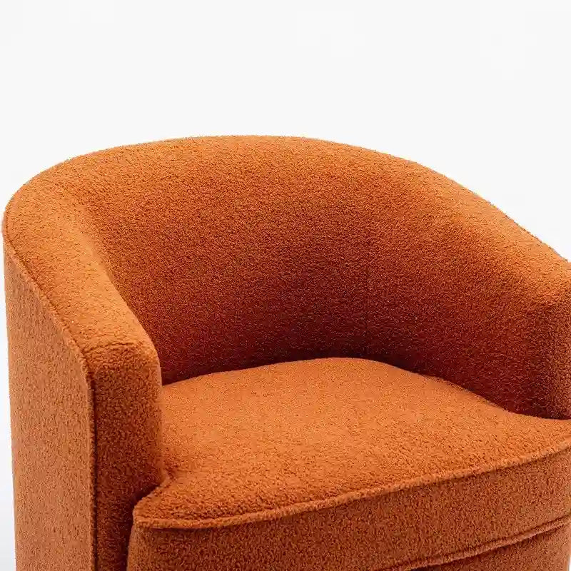 SEYNAR Set di 2 poltrone da club girevoli a 360 gradi con rivestimento in bouclé moderno