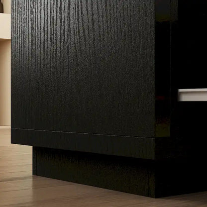 Centro di intrattenimento con tavolo estensibile e supporto TV retratto in Stretch