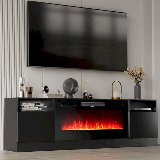 70   Fireplace TV Stand with 36   Electric Fireplace