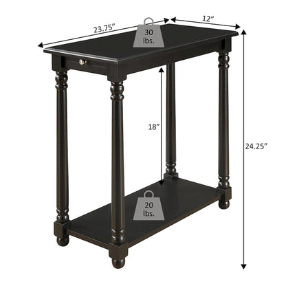 Tavolino da salotto Regent in stile country francese di Convenience Concepts con ripiano estraibile
