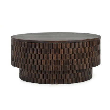 Tavolino da caffè rotondo Classic Home Norwood 40