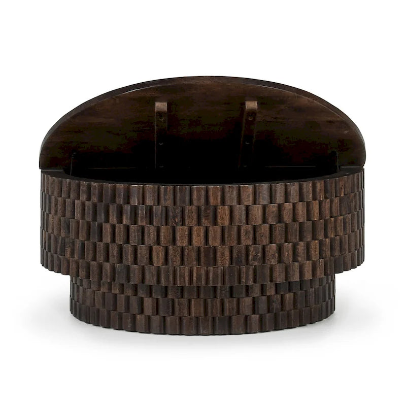 Tavolino da caffè rotondo Classic Home Norwood 40