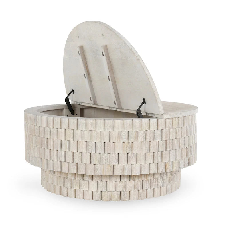 Tavolino da caffè rotondo Classic Home Norwood 40