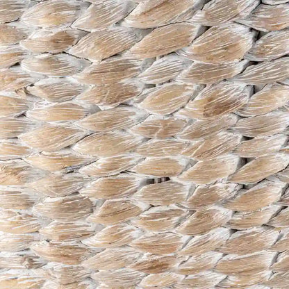 happimess Bhola 18 Tavolino portaoggetti in giacinto intrecciato a mano con coperchio