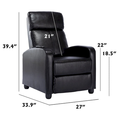 Poltrone reclinabili regolabili a spinta per il soggiorno