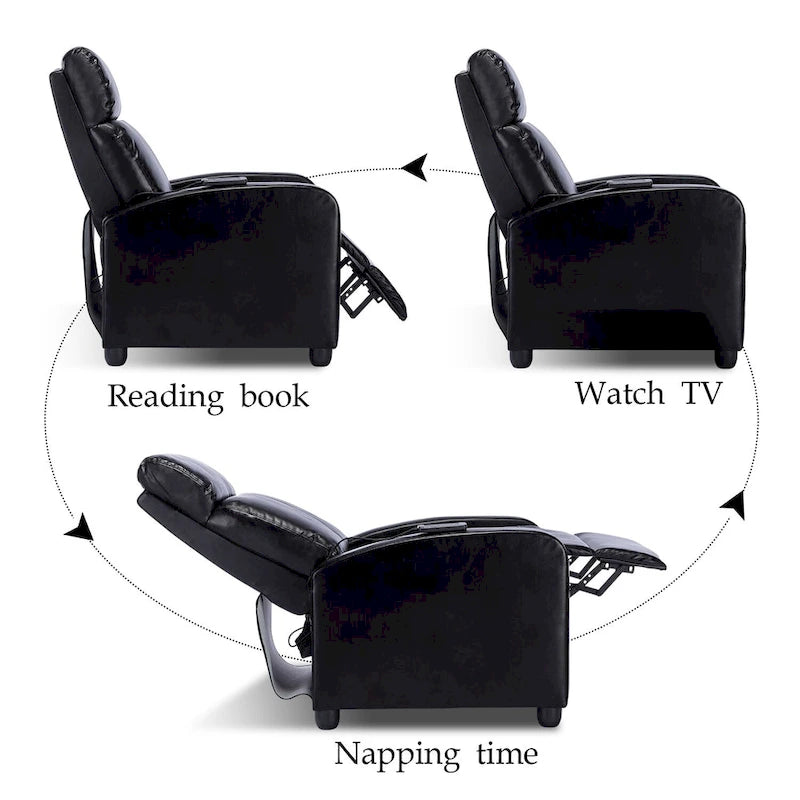 Poltrone reclinabili regolabili a spinta per il soggiorno