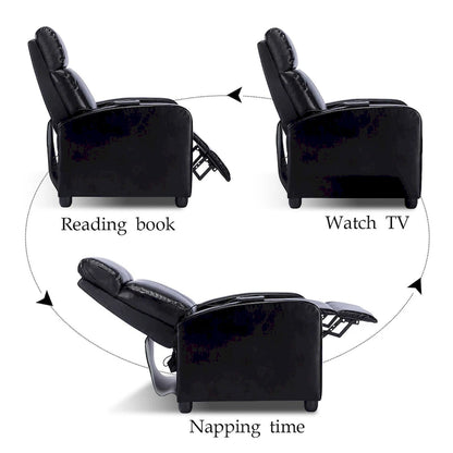 Poltrone reclinabili regolabili a spinta per il soggiorno