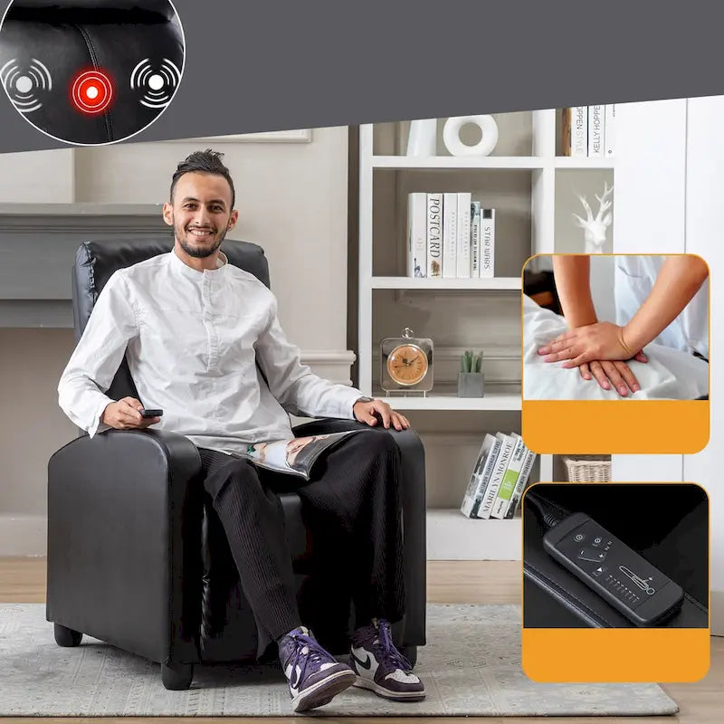 Poltrone reclinabili regolabili a spinta per il soggiorno