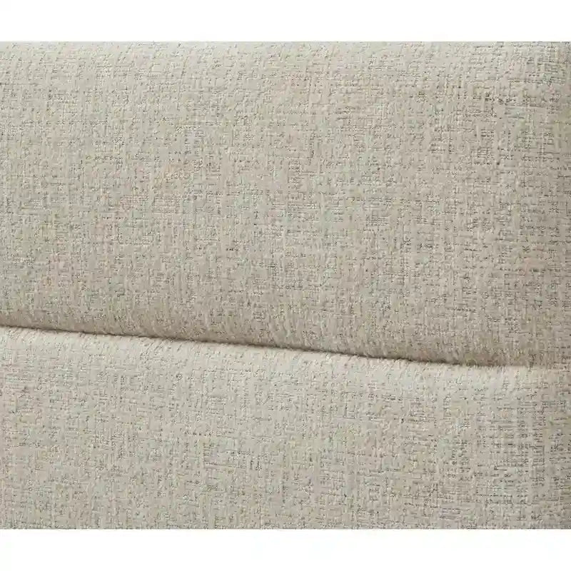 Letto matrimoniale imbottito con schienale a canale Lifestorey Raquel