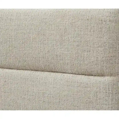 Letto matrimoniale imbottito con schienale a canale Lifestorey Raquel