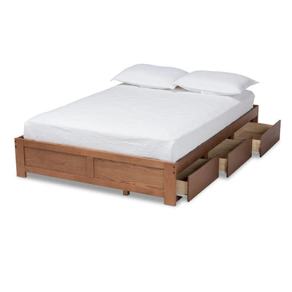 Letto contenitore moderno e contemporaneo a 3 cassetti Wren