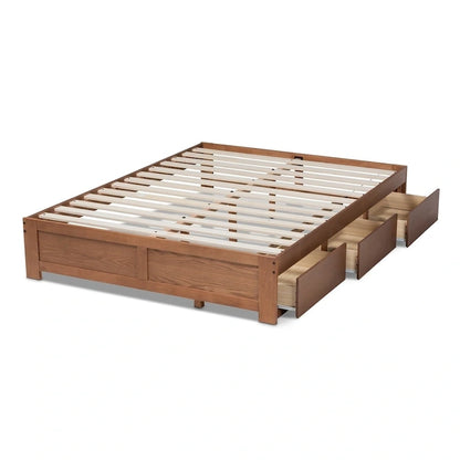 Letto contenitore moderno e contemporaneo a 3 cassetti Wren