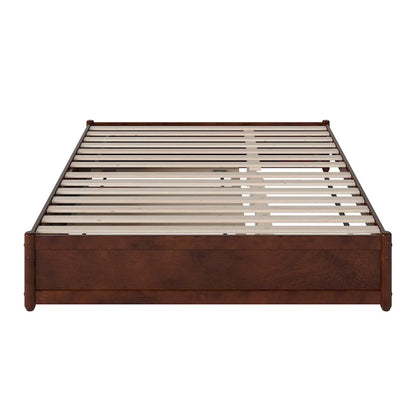 Letto a piattaforma Barcelona Panel con rotelle Twin XL