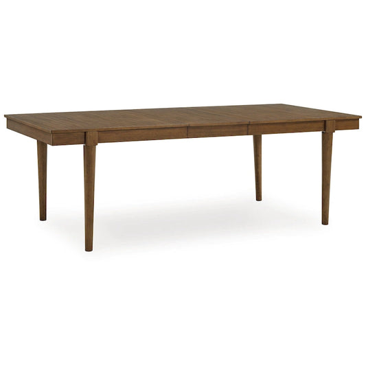 Signature Design by Ashley Lyncott Brown Dining Extension Table - 42   W x 92   D x 30.25   H
