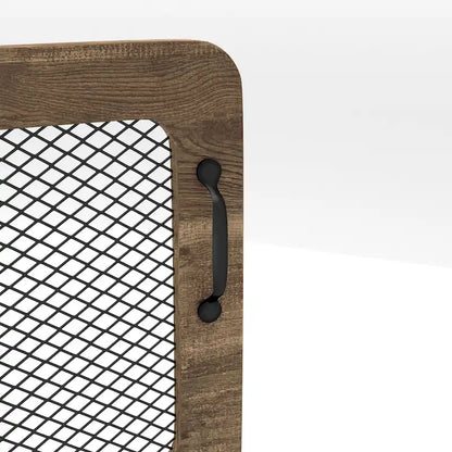 Tavolino DH BASIC in rovere rustico da 16 pollici con 3 ripiani di Denhour