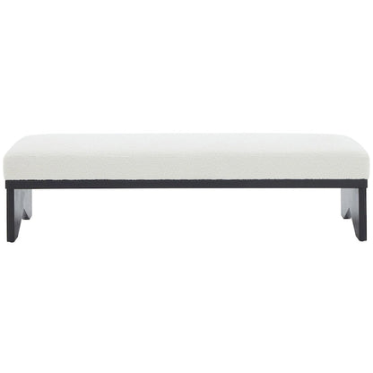 Panca moderna di metà secolo SAFAVIEH Couture Boris - 62,4 pollici di larghezza x 19,7 pollici di profondità x 16,5 pollici di altezza - 62 pollici di larghezza x 20 pollici di profondità x 17 pollici di altezza