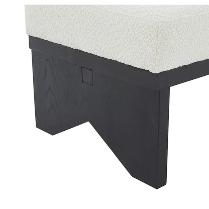 Panca moderna di metà secolo SAFAVIEH Couture Boris - 62,4 pollici di larghezza x 19,7 pollici di profondità x 16,5 pollici di altezza - 62 pollici di larghezza x 20 pollici di profondità x 17 pollici di altezza