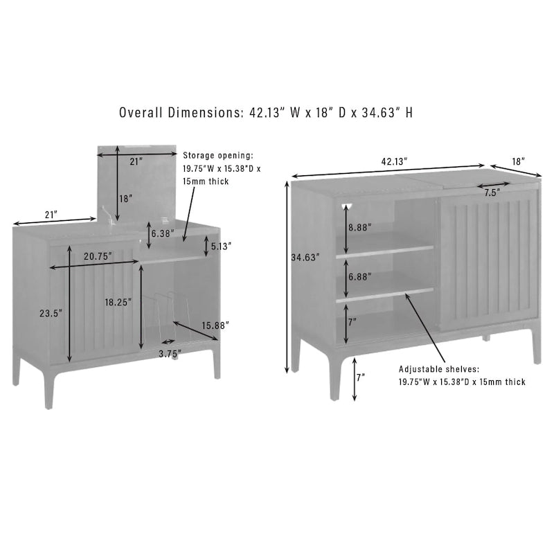 Console portadischi Crosley Asher