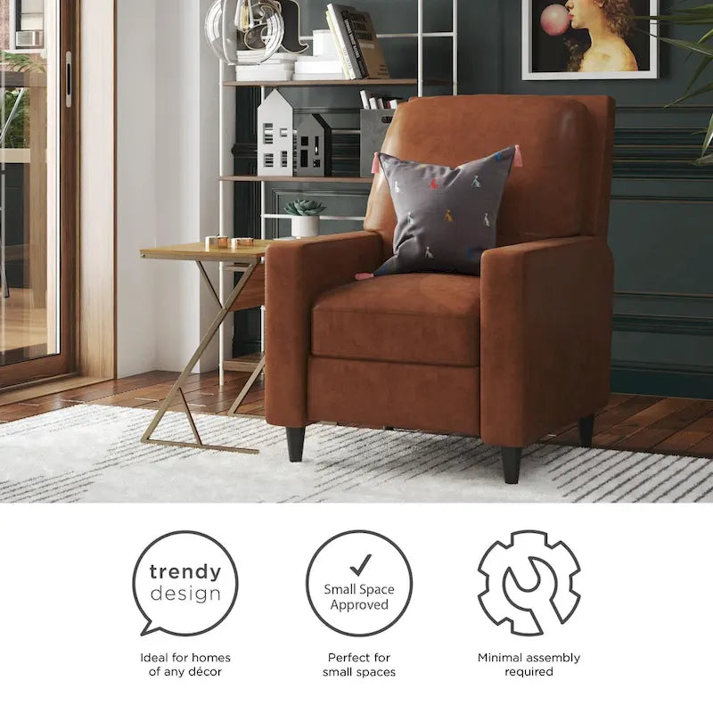 Poltrona reclinabile Novogratz Lana Pushback