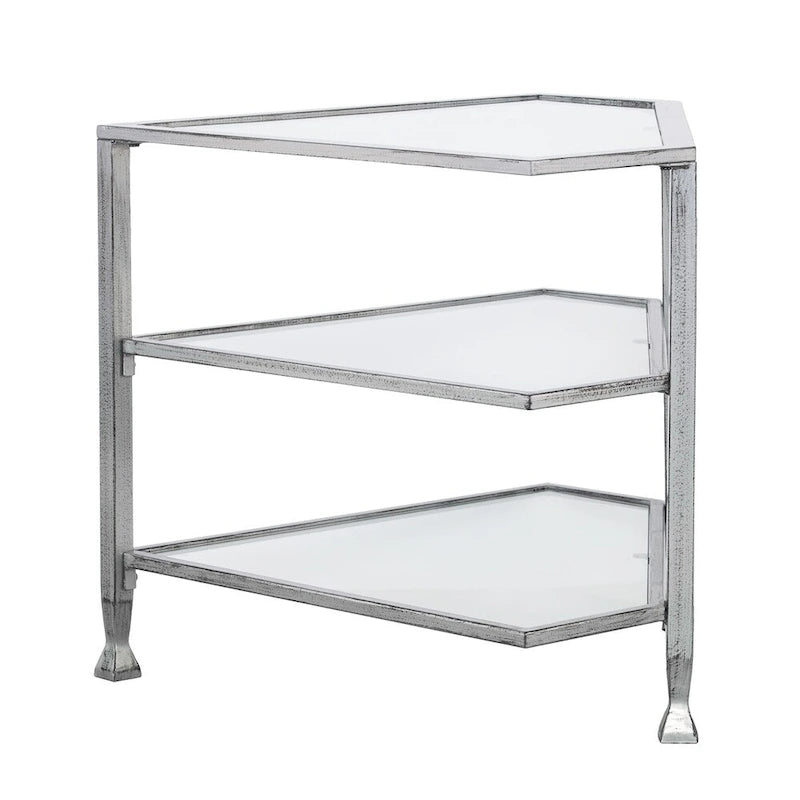 SEI Furniture Jensen Mobile TV angolare in metallo per TV fino a 33,25