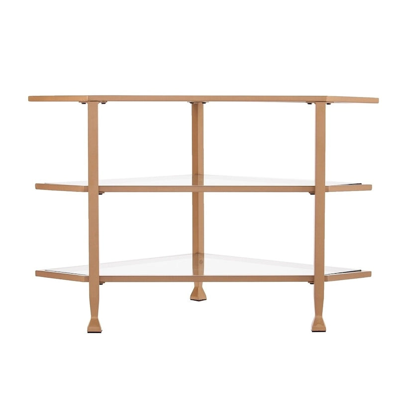 SEI Furniture Jensen Mobile TV angolare in metallo per TV fino a 33,25