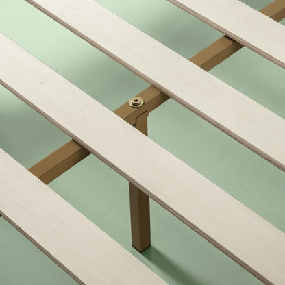 Letto a piattaforma in legno massello naturale Priage by Zinus da 14 pollici