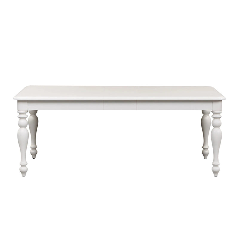 Set da tavolo rettangolare Summer House Oyster White da 7 pezzi
